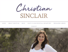 Tablet Screenshot of christiansinclair.com